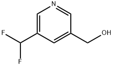 (5-Difluoromethyl-pyridin-3-yl)-methanol Structure