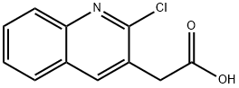 (2-Chloro-quinolin-3-yl)-acetic acid Structure