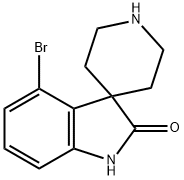 4-Bromo-1,2-dihydrospiro[indole-3,4'-piperidine]-2-one Structure