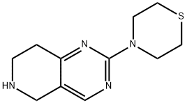 2-Thiomorpholin-4-yl-5,6,7,8-tetrahydro-pyrido[4,3-d]pyrimidine Structure