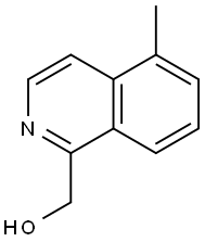 (5-METHYLISOQUINOLIN-1-YL)METHANOL Structure