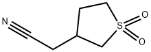 (1,1-dioxidotetrahydro-3-thienyl)acetonitrile 化学構造式