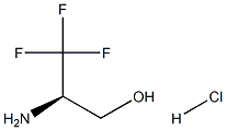 (2R)-2-AMINO-3,3,3-TRIFLUOROPROPAN-1-OL HYDROCHLORIDE Struktur