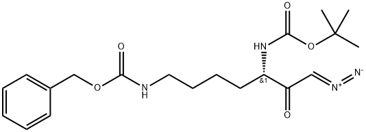 (S)-benzyl tert-butyl (7-diazo-6-oxoheptane-1,5-diyl)dicarbamate|(S)-苯甲基叔-丁基 (7-重氮基-6-氧亚基庚烷-1,5-叉基)二氨基甲酯