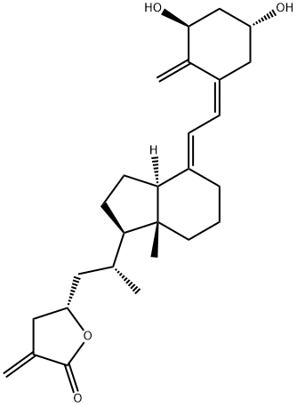 173388-20-0 (5S)-5-[(2R)-2-[(1R,3aS,4E,7aR)-4-[(2Z)-2-[(3S,5R)-3,5-dihydroxy-2-methylidenecyclohexylidene]ethylidene]-7a-methyl-2,3,3a,5,6,7-hexahydro-1H-inden-1-yl]propyl]-3-methylideneoxolan-2-one