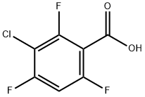 3-氯-2,4,6-三氟苯甲酸, 174312-95-9, 结构式