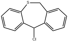 11-chloro-6,11-dihydrodibenzo[b,e]thiepine 化学構造式