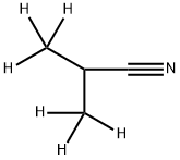 3,3,3-trideuterio-2-(trideuteriomethyl)propanenitrile 化学構造式