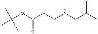 tert-butyl 3-[(2-methylpropyl)amino]propanoate 结构式