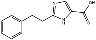 2-(2-phenylethyl)-1H-imidazole-4-carboxylic acid Structure