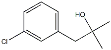 1-(3-chlorophenyl)-2-methylpropan-2-ol Structure