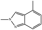 2,4-dimethyl-2H-indazole 化学構造式