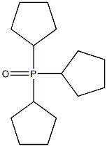トリシクロペンチルホスフィンオキシド 化学構造式