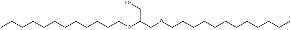 2,3-双(十二烷氧基)丙-1-醇 结构式