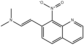 Dimethyl-[2-(8-nitro-quinolin-7-yl)-vinyl]-amine Structure