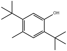 Phenol, 2,5-bis(1,1-dimethylethyl)-4-methyl- Struktur