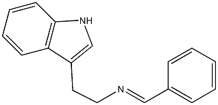 N-BENZYLIDENE-2-(1H-INDOL-3-YL)ETHANAMINE Structure