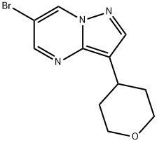 6-Bromo-3-(tetrahydro-2H-pyran-4-yl)pyrazolo[1,5-a]pyrimidine|1774896-96-6