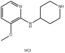 3-Methoxy-N-(piperidin-4-yl)pyridin-2-amine trihydrochloride Structure