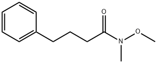 N-methoxy-N-methyl-4-phenylbutanamide 结构式