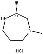 (3R)-1,3-dimethyl-1,4-diazepane dihydrochloride Structure