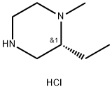 (2R)-2-ethyl-1-methylpiperazine dihydrochloride Struktur