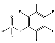 pentafluorophenyl phosphorodichloridate 化学構造式