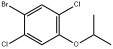 1-Bromo-2,5-dichloro-4-isopropoxy-benzene Structure