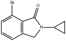 7-Bromo-2-cyclopropylisoindolin-1-one Structure