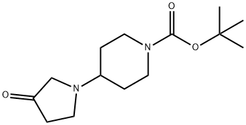 TERT-BUTYL 4-(3-OXOPYRROLIDIN-1-YL)PIPERIDINE-1-CARBOXYLATE Structure