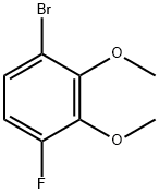 1-Bromo-2,3-dimethoxy-4-fluorobenzene 化学構造式