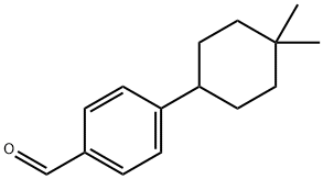 4-(4,4-DIMETHYLCYCLOHEXYL)-BENZALDEHYDE Structure