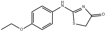 (2Z)-2-[(4-ethoxyphenyl)imino]-1,3-thiazolidin-4-one Structure