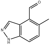 5-Methyl-1H-indazole-4-carbaldehyde,1783447-39-1,结构式