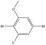 2,5-dibromo-1-fluoro-3-methoxybenzene Structure