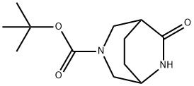 Tert-Butyl 7-Oxo-3,6-Diazabicyclo[3.2.2]Nonane-3-Carboxylate Struktur