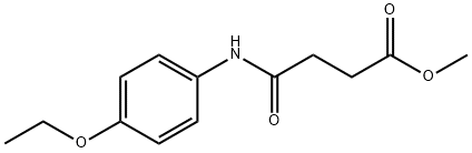 methyl 4-[(4-ethoxyphenyl)amino]-4-oxobutanoate Struktur
