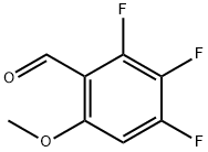 2,3,4-Trifluoro-6-methoxybenzaldehyde Structure