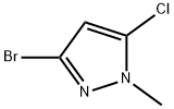 3-溴-5-氯-1-甲基-1H-吡唑, 1785538-05-7, 结构式