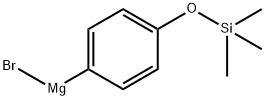 Magnesium, bromo[4-[(trimethylsilyl)oxy]phenyl]- Structure