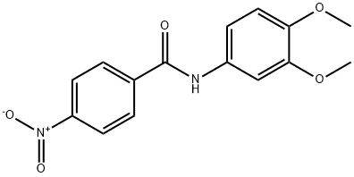 N-(3,4-Dimethoxyphenyl)-4-nitrobenzamide, 97% Structure