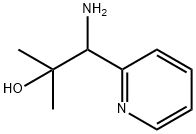 1-AMINO-2-METHYL-1-(PYRIDIN-2-YL)PROPAN-2-OL Structure