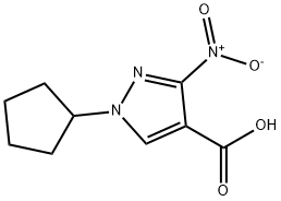 1-Cyclopentyl-3-nitro-1H-pyrazole-4-carboxylic acid|1-环戊基-3-硝基-1H-吡唑-4-羧酸