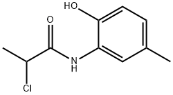 Propanamide, 2-chloro-N-(2-hydroxy-5-methylphenyl)- Struktur