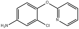 3-CHLORO-4-(PYRIDIN-2-YLOXY)ANILINE 化学構造式