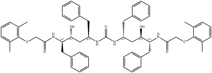 2-(2,6-dimethylphenoxy)-N-[(2S,3S,5S)-5-[[(2S,4S,5S)-5-[[2-(2,6-dimethylphenoxy)acetyl]amino]-4-hydroxy-1,6-diphenylhexan-2-yl]carbamoylamino]-3-hydroxy-1,6-diphenylhexan-2-yl]acetamide|洛匹那韦EP杂质T