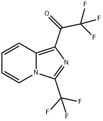 2,2,2-trifluoro-1-[3-(trifluoromethyl)imidazo[1,5-a]pyridin-1-yl]ethan-1-one Structure