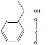 1-(2-methylsulfonylphenyl)ethanol 化学構造式