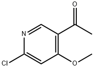 1-(6-氯-4-甲氧基吡啶-3-基)乙-1-酮, 1798295-03-0, 结构式