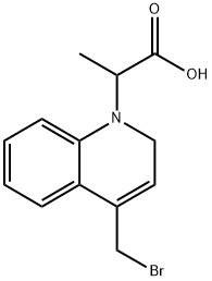 2-(4-Bromomethyl-2H-quinolin-1-yl)-propionic acid,1799570-74-3,结构式